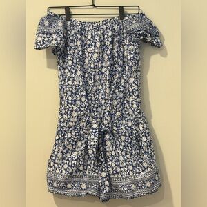 Vineyard Vines Off the Shoulders Romper